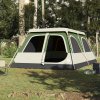 Rodinný stan kupole pro 8 osob zelený rychloupínací 4004236