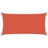 Plachta proti slunci 160 g/m² terakotová 3 x 6 m HDPE 311350