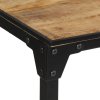 Barový stůl 110 x 55 x 107 cm masivní hrubé mangovníkové dřevo 358938