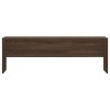 TV skříňka hnědý dub 120 x 40 x 40 cm kompozitní dřevo 835566