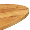Stolní deska 140x50x2,5 cm oválná masivní mangovníkové dřevo 370865