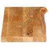 Stolní deska živá hrana 90 x 20 x 2,5 cm masivní mangovník 370419