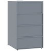 Box na 2 popelnice šedý 138 x 79 x 117 cm ocel 3279987