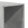 Šatní skříň betonově šedá 30 x 50 x 200 cm kompozitní dřevo 3307705