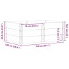 Paletové nástavce 3 ks 150 x 100 cm masivní borové dřevo 3295382