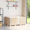 Paletové nástavce 3 ks 150 x 100 cm masivní borové dřevo 3295382