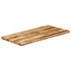 Stolní deska živá hrana 100x60x2,5 cm masivní hrubý mangovník 370670