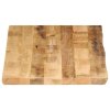 Stolní deska živá hrana 100x60x2,5 cm masivní hrubý mangovník 370670