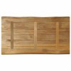 Stolní deska živá hrana 100x60x2,5 cm masivní hrubý mangovník 370670
