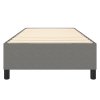 Rám postele s boxspringem tmavě šedá 90 x 190 cm textil 3120823