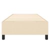 Rám postele s boxspringem krémově 90x200 cm textil 3120835