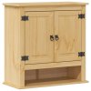 Koupelnová nástěnná skříňka Corona 70x33x71,5 cm masiv borovice 4013406
