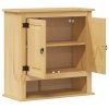 Koupelnová nástěnná skříňka Corona 70x33x71,5 cm masiv borovice 4013406