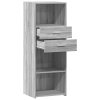 Skříň highboard šedá sonoma 45 x 42,5 x 124 cm kompozitní dřevo 846171