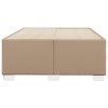 Rám postele bez matrace cappuccino 120x190 cm umělá kůže 3284551