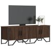 TV skříňka hnědý dub 122 x 34 x 41 cm kompozitní dřevo 848588