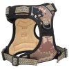 Postroj pro psy s reflexními popruhy nastavitelný maskáčový M 4013368