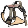 Postroj pro psy s reflexními popruhy nastavitelný maskáčový S 4013363