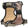 Postroj pro psy s reflexními popruhy nastavitelný maskáčový S 4013363