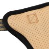 Postroj pro psy s reflexními popruhy nastavitelný hnědý XL 4013377