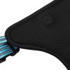 Postroj pro psy s reflexními popruhy nastavitelný modrý S 4013361