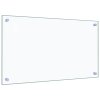 Kuchyňské panely 2 ks průhledné 70 x 40 cm tvrzené sklo 3315789