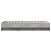 Rám postele betonově šedý 100 x 200 cm kompozitní dřevo 3295670