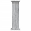 Stojan na rostliny šedý sonoma 33x33x100 cm kompozitní dřevo 852983