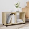 Skříňka na kolečkách dub sonoma 72x33x42,5 cm kompozitní dřevo 853139