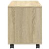 Skříňka na kolečkách dub sonoma 72x33x42,5 cm kompozitní dřevo 853139
