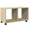Skříňka na kolečkách dub sonoma 72x33x42,5 cm kompozitní dřevo 853139