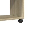 Skříňka na kolečkách dub sonoma 72x33x42,5 cm kompozitní dřevo 853139