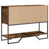 Konzolový stolek kouřový dub 100x35x74,5 cm kompozitní dřevo 848536
