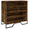 Botník kouřový dub 80 x 38 x 78 cm kompozitní dřevo 848651