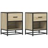 Noční stolky 2 ks dub sonoma 40 x 31 x 50 cm kompozitní dřevo 848687