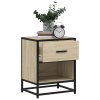 Noční stolky 2 ks dub sonoma 40 x 31 x 50 cm kompozitní dřevo 848687