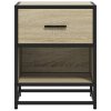 Noční stolky 2 ks dub sonoma 40 x 31 x 50 cm kompozitní dřevo 848687