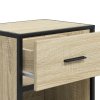 Noční stolky 2 ks dub sonoma 40 x 31 x 50 cm kompozitní dřevo 848687