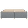 Rám postele bez matrace světle šedý 180 x 200 cm textil 3284750