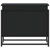 Úložný box s víkem černý 60 x 40 x 51,5 cm kompozitní dřevo 848794