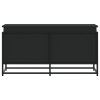 Úložný box s víkem černý 100 x 40 x 51,5 cm kompozitní dřevo 848804