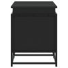 Úložný box s víkem černý 100 x 40 x 51,5 cm kompozitní dřevo 848804