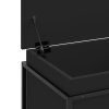 Úložný box s víkem černý 100 x 40 x 51,5 cm kompozitní dřevo 848804