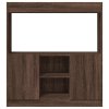 Skříň highboard hnědý dub 92 x 33 x 100 cm kompozitní dřevo 855130