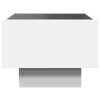 Noční stolek s Infinity LED bílý 40 x 40 x 30 cm 3284063