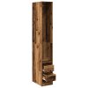 Šatní skříň old wood 30 x 50 x 200 cm kompozitní dřevo 3307745