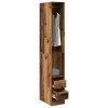 Šatní skříň old wood 30 x 50 x 200 cm kompozitní dřevo 3307745