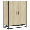 Botník dub sonoma 75 x 38 x 97,5 cm kompozitní dřevo a kov 3300866