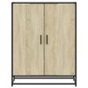 Botník dub sonoma 75 x 38 x 97,5 cm kompozitní dřevo a kov 3300866