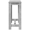 Barový stůl betonově šedý 102 x 50 x 103,5 cm kompozitní dřevo 854412